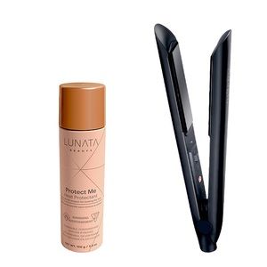 Adagio Ceramic Flat Iron ➕ Lunata Heat Protector